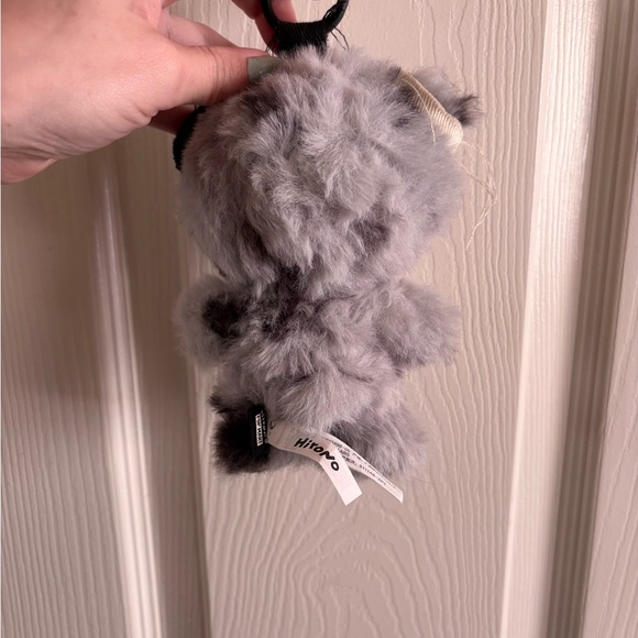 Gray Plush Keychain Accessory - Picture 2 of 2